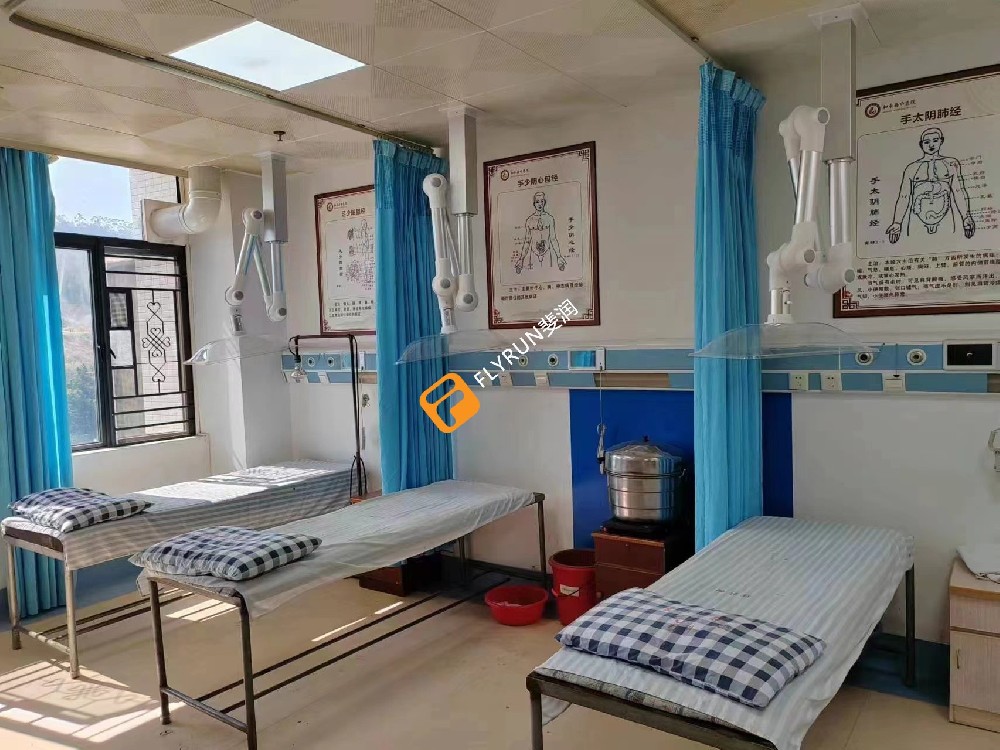 河南信陽(yáng)地區(qū)醫(yī)院艾灸排煙系統(tǒng)安裝完畢